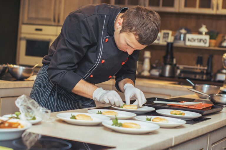 cook serving