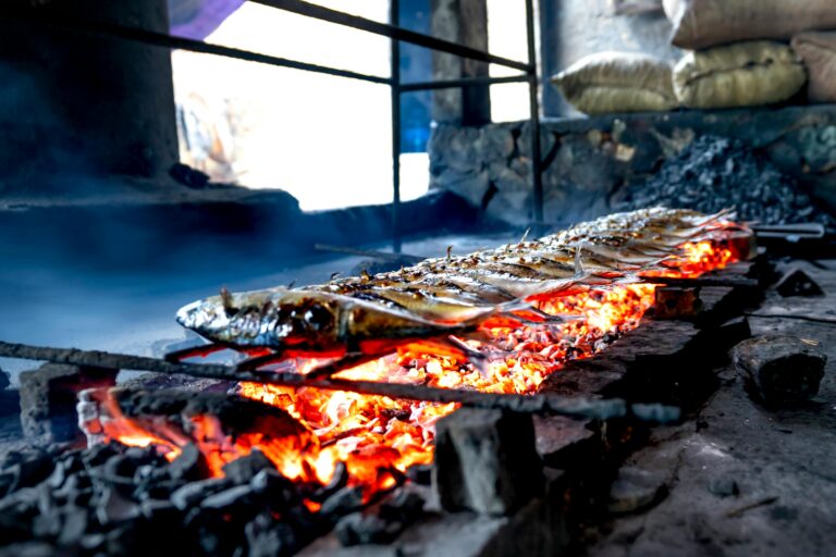fish on the grill